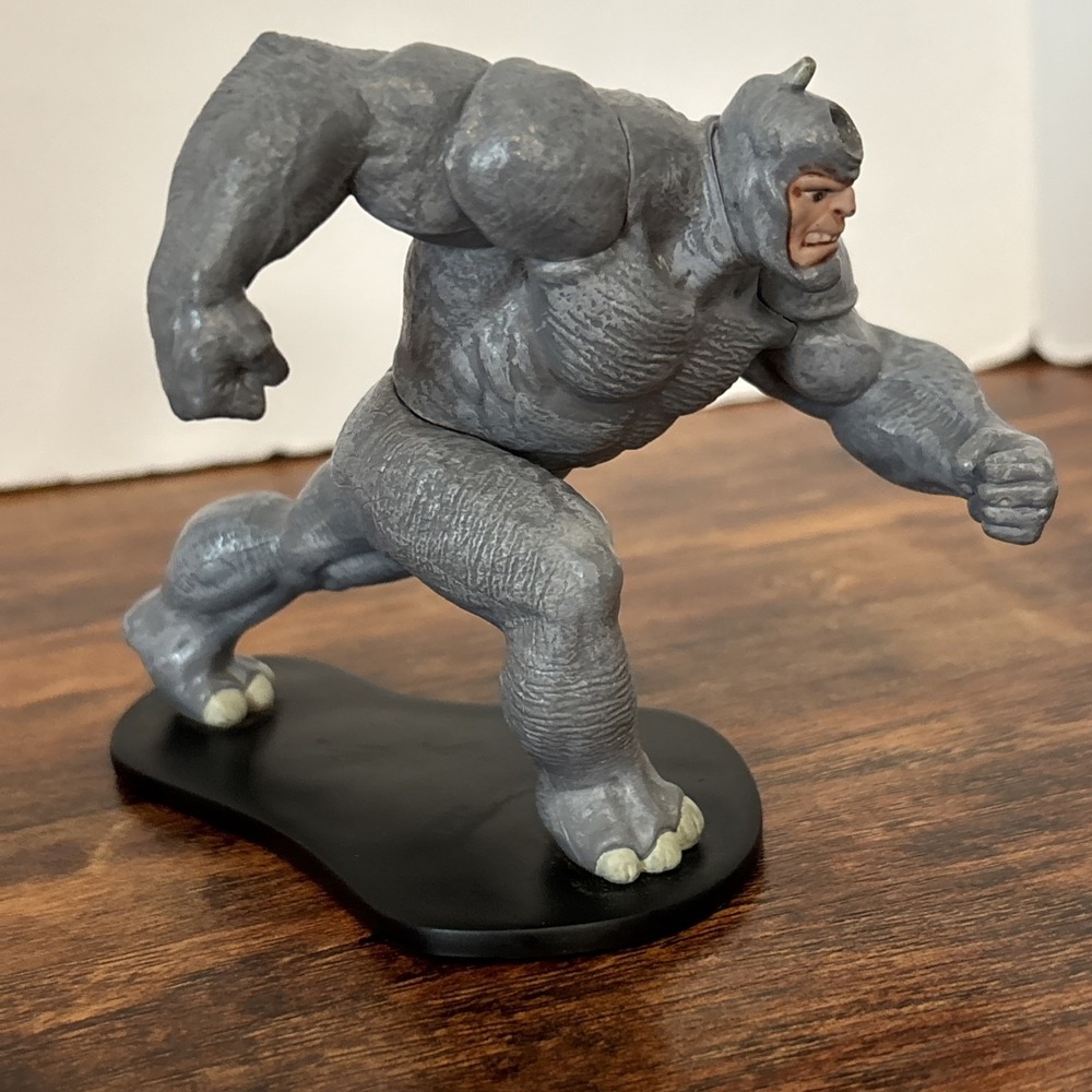 Disney Store Marvel Comics RHINO Figure PVC Figure Spider-man Villain